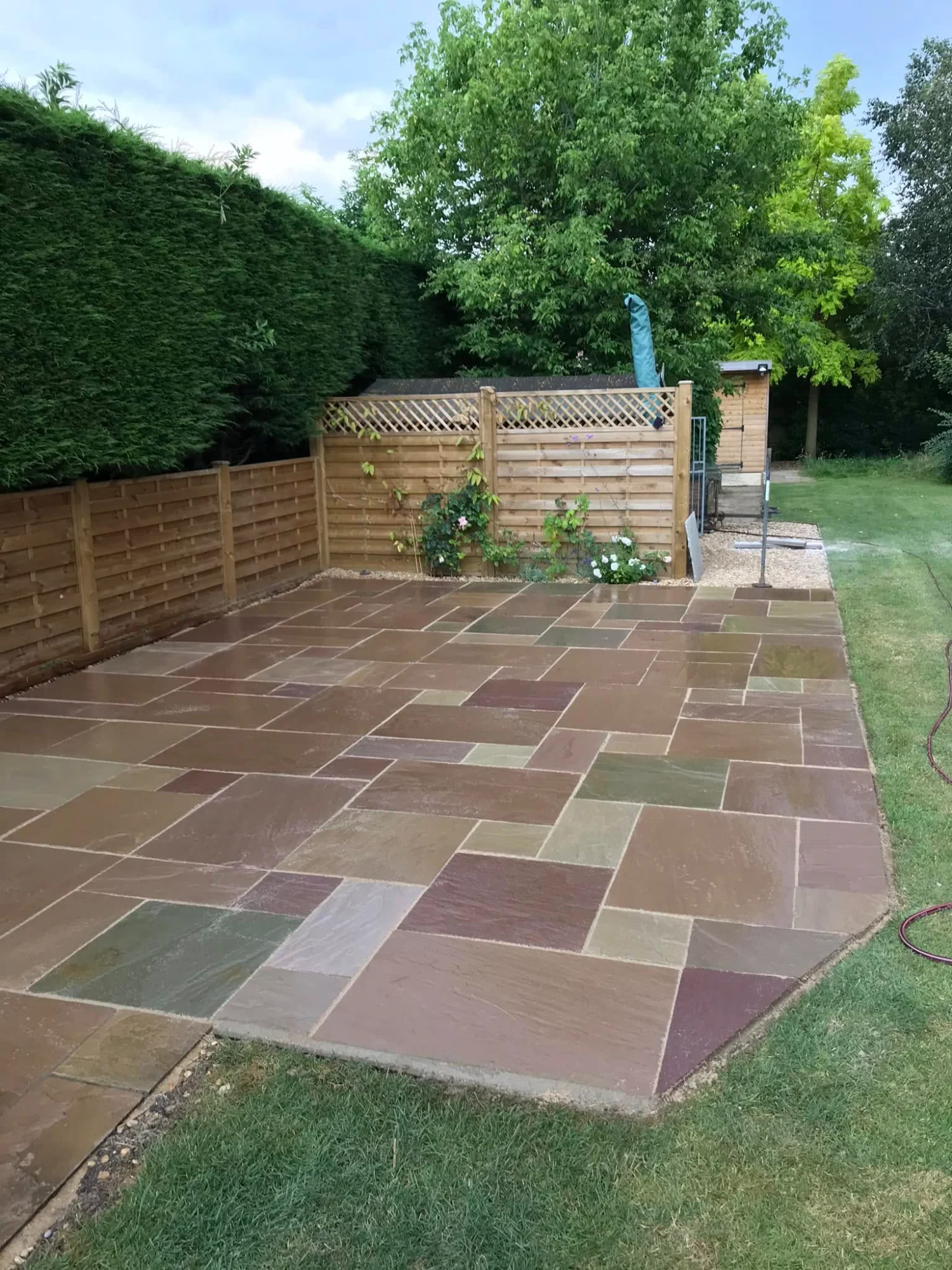 Quality patio and garden landscaping work